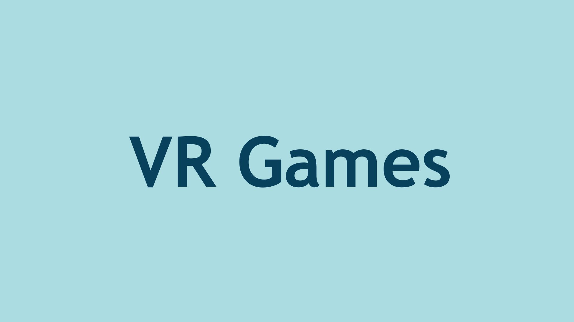 vr games